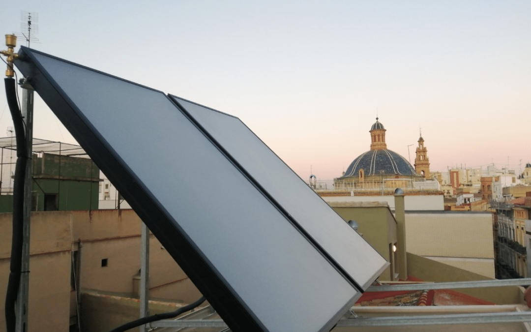 2019 solar termica, circulación forzada, Valencia